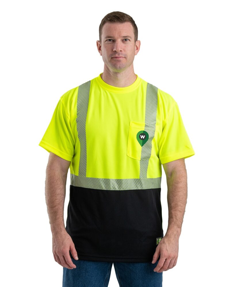 Hi-Vis Class 2 pocket Tee 2 color