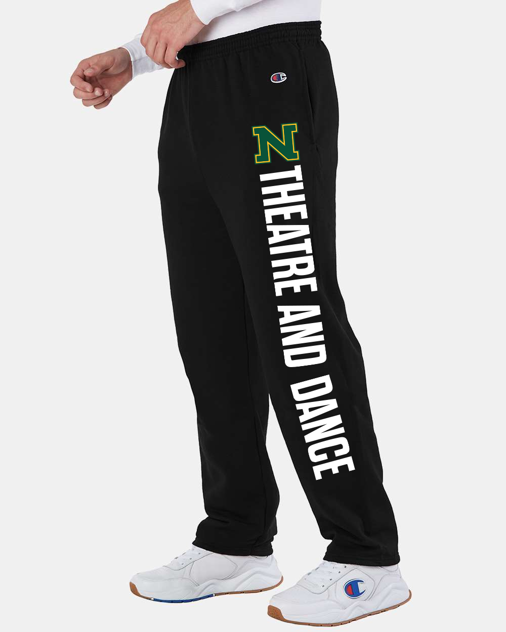 T&D Men's Powerblend®Open bottom Sweatpants