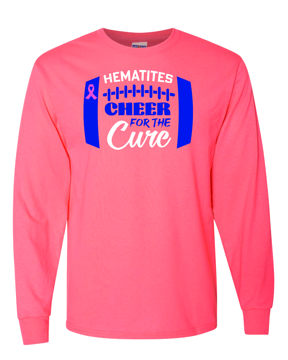 Pink Out Dri-Power® Long Sleeve 50/50 T-Shirt