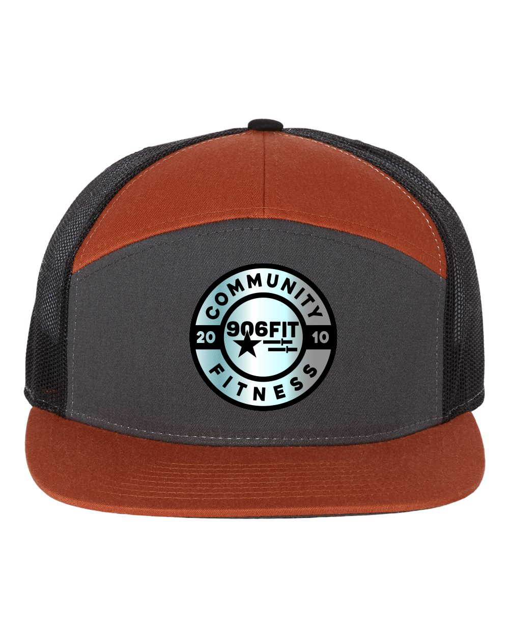 7-Panel flatbill snapback (Richardson-168)
