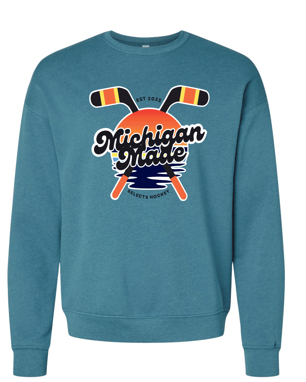 Unisex Sponge Fleece Drop Shoulder Crewneck Sweatshirt